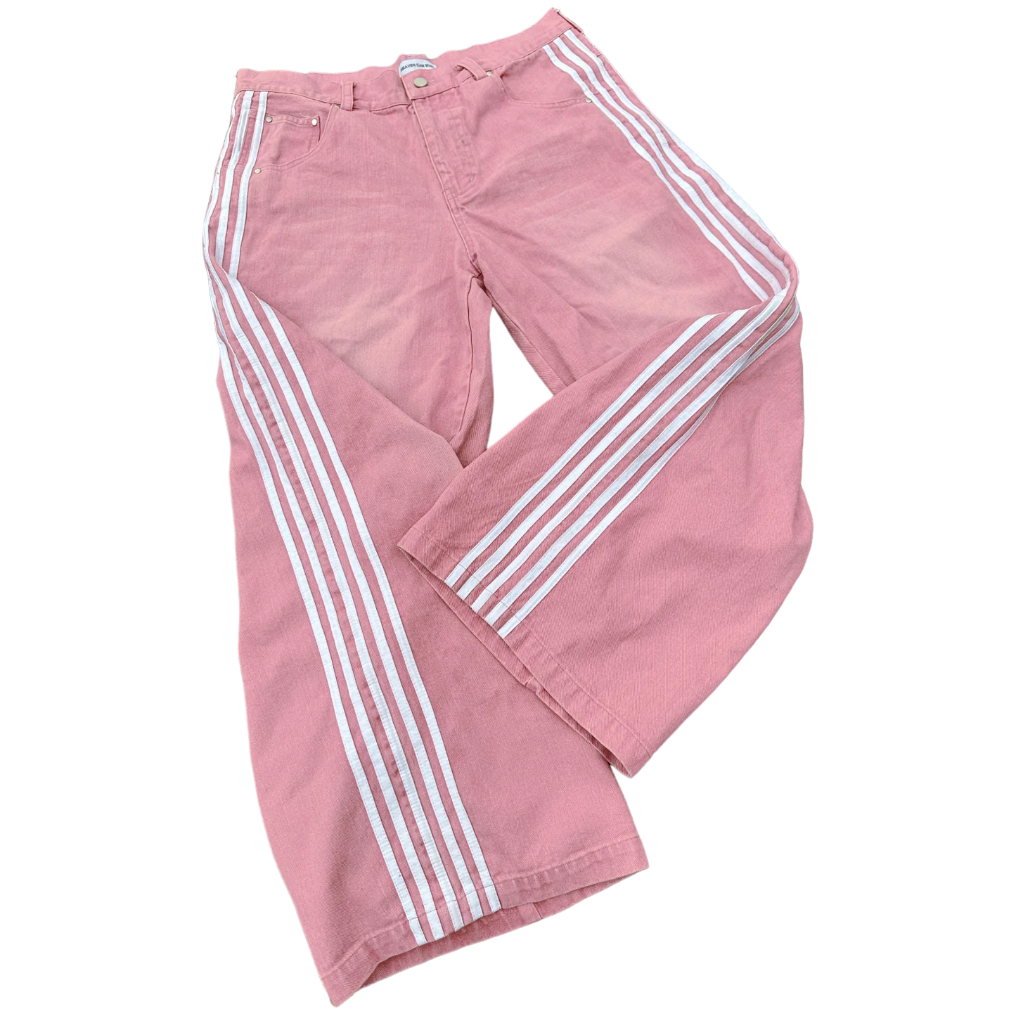 STRIPED DENIM (PINK)