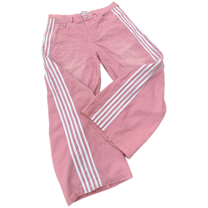 STRIPED DENIM (PINK)